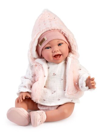 Guca 10284 OLIVIE - zátěžová realistická panenka miminko s měkkým látkovým tělem - 42 cm Guca 10284 OLIVIE - zátěžová realistická panenka miminko s měkkým látkovým tělem - 42 cm