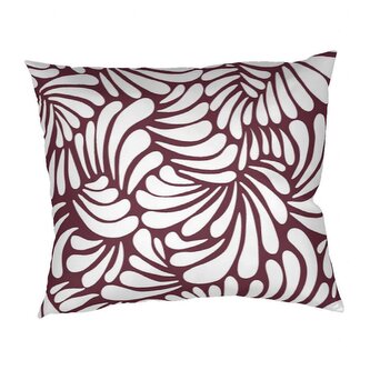 Dadka Povlak na polštář bavlna Iluze bordó 40x50 cm