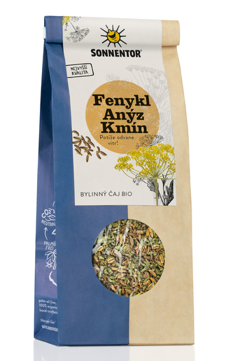 Sonnentor Fenykl Anýz Kmín bio syp. 150 g Sonnentor Fenykl Anýz Kmín bio syp. 150 g