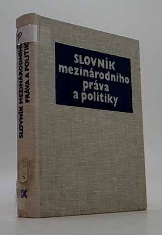 Slovník mezinárodního práva a politiky
