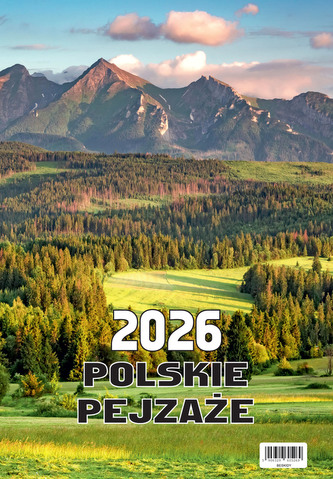 Kalendarz ścienny 2026 13-kartkowy 2026 Polskie Krajobrazy