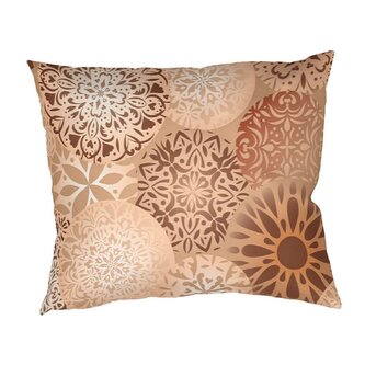 Dadka Povlak na polštář bavlna Mandala béžová 50x70 cm
