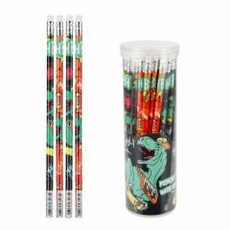 Ołówek z gumką HB Dino (48szt)