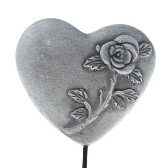 Polyresinový zápich - srdce, 24/192