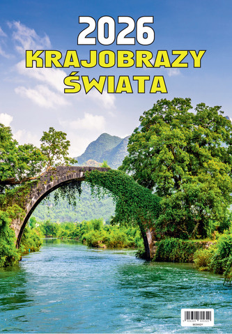 Kalendarz ścienny 2026 13-kartkowy 2026 Krajobrazy świata