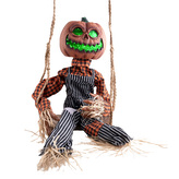 Halloween strašák dýně, 90 cm