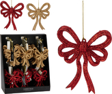 KOKARDKA WISZĄCA 13CM 2ASS CLR