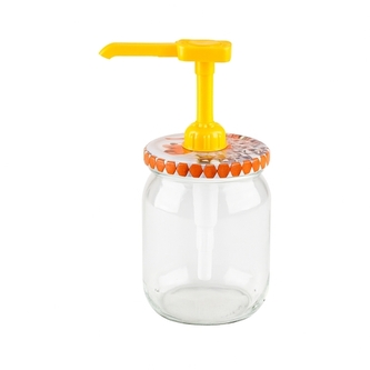 DuraHome Sklenice Mája, 520ml s pumpičkou na med DuraHome Sklenice Mája, 520ml s pumpičkou na med