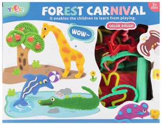 Masa plastyczna z akcesoriami Safari MEGA CREATIVE 567759