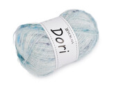 Pletací mohérová příze s nopky Dori 100 g - 1 ks - 12 (F005) mentolová