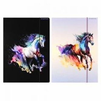 Teczka z gumką A4 Horses mix Teczka z gumką A4 Horses mix