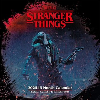 Nástěnný kalendář Stranger Things 2026 (16 měsíců)