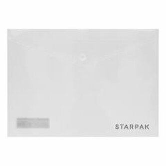 Teczka kopertowa PP A5 na zatrzask przezroczysta