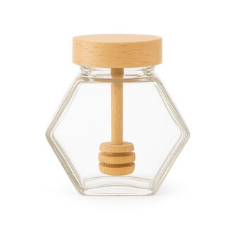 DuraHome Sklenice Vilík, 100ml s naběračkou na med DuraHome Sklenice Vilík, 100ml s naběračkou na med