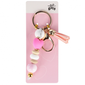 Brelok 7 cm silikonowy Serce MFP 1042537