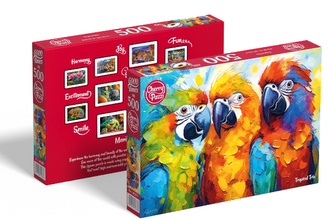 Puzzle 500d. Cherry Pazzi The Tropical Trio