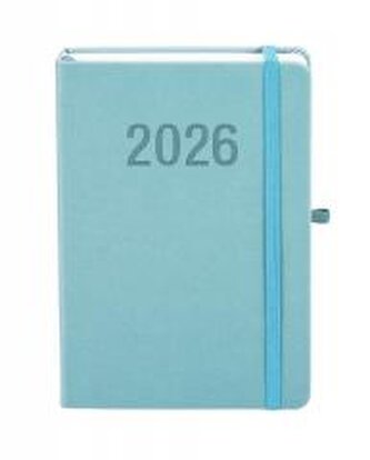 Kalendarz 2026 A5 Memofix DNS błękitny