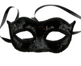 Flitrová maska pro dospělé, černá