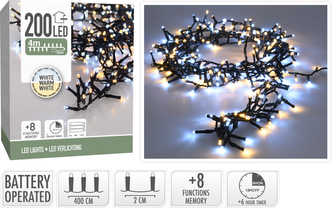 Łańcuch świetlny 200L BIAŁE WW