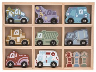 2Kids Toys Sada dřevěných aut