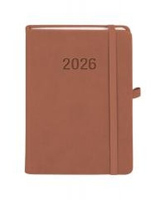 Kalendarz 2026 B6 Memofix TDW mocha mousse
