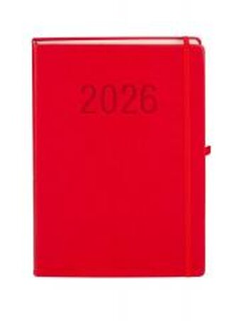 Kalendarz 2026 A4 Memofix DNS czerwony