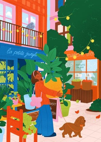 PIECES & PEACE Puzzle Botanická procházka 500 dílků