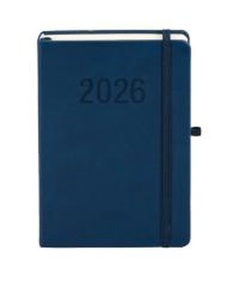 Kalendarz 2026 A5 Memofix DNS granatowy