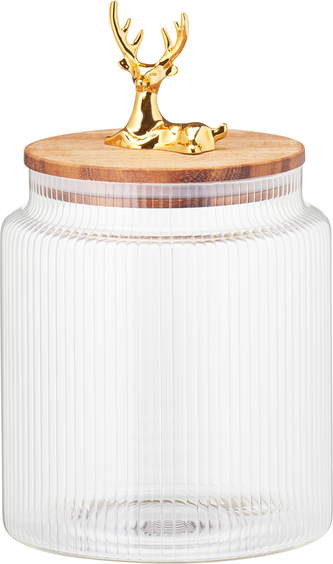 Słoik ze szkła borokrzemowego jelonek