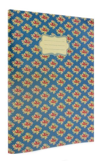 Vintage B Zeszyt A4 40 stron linia niebieski