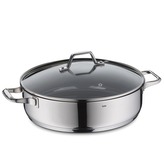 KELA Pánev servírovací s poklicí Lucca nerez 32x9 cm 6l KL-11587