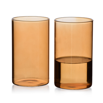 ROMANE Komplet 4 szklanek 380ml borokrzemowe 7x7x12 cm