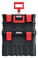 Set kufrů na nářadí a organizeru MODULAR SOLUTION 3v1,  53 x 35,5x 64 cm - barva: černá