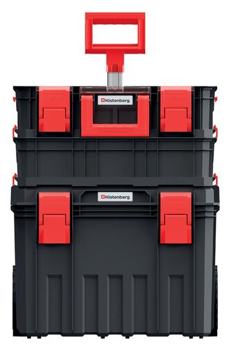 Set kufrů na nářadí a organizeru MODULAR SOLUTION 3v1,  53 x 35,5x 64 cm - barva: černá