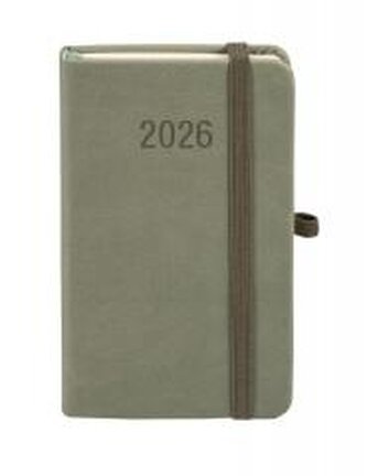 Kalendarz 2026 A6 Memofix TDW oliwkowy