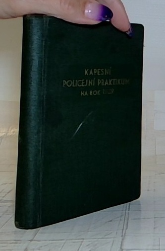 Kapesní policejní praktikum na rok 1939
