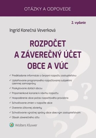 Rozpočet a záverečný účet obce a VÚC
