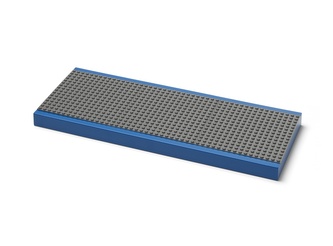 LEGO Polička na vystavení stavebnic - modrá