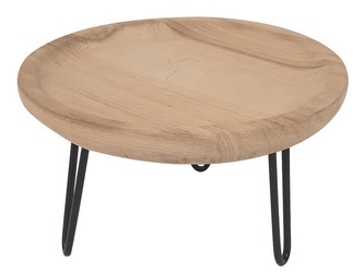 Podstavec dřevěný ø 25 x 15 cm