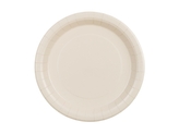 Papírové talíře béžové 23 cm – 6 ks