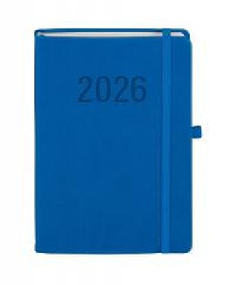 Kalendarz 2026 A5 Memofix DNS niebieski