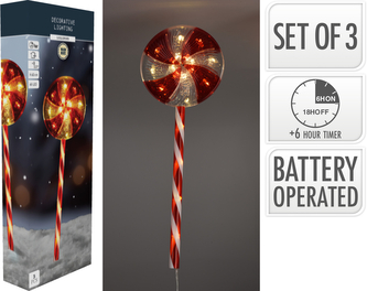 Komple 3 lampek LIZAK 62CM