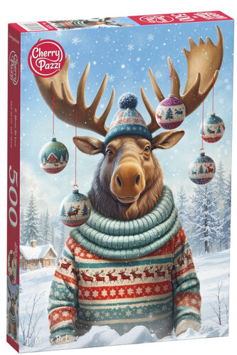 Puzzle 500d. Cherry Pazzi It Moose Be Love