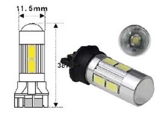 Žárovka LED PW24W 12-24V/4W bílá, 8x SMD5630 + 3W