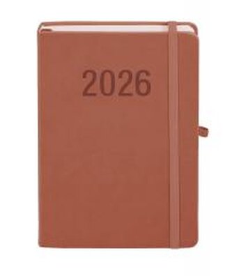 Kalendarz 2026 A5 Memofix DNS mocha mousse