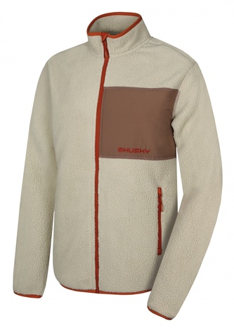 Pánská fleecová mikina Addy Zip M beige - XXXL