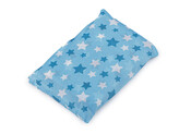 Skládací nákupní taška 49x40 cm pevná - 1 ks - 25 modrá azuro hvězdy