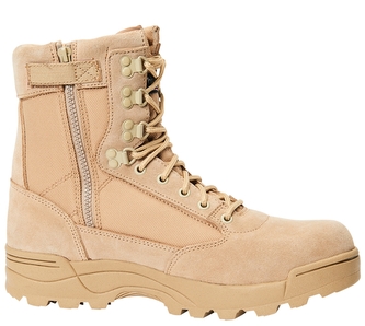 Boty Brandit Tactical Boot Zipper - béžové, 42 Boty Brandit Tactical Boot Zipper - béžové, 42
