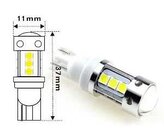 Žárovka LED T10 12-24V/9W bílá, 16x SMD3030