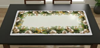 Vánoční ubrus - běhoun na stůl NATALY I. 60x120 cm Mybesthome